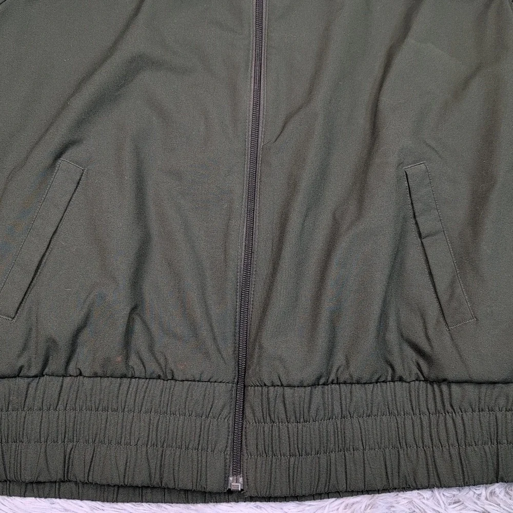 Vintage Nike Jacket Womens XL Green Y2K‎ Training Track Windbreaker Zip Up